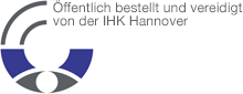 Siegel öffentlich bestellt und vereidigt von der IHK Hannover